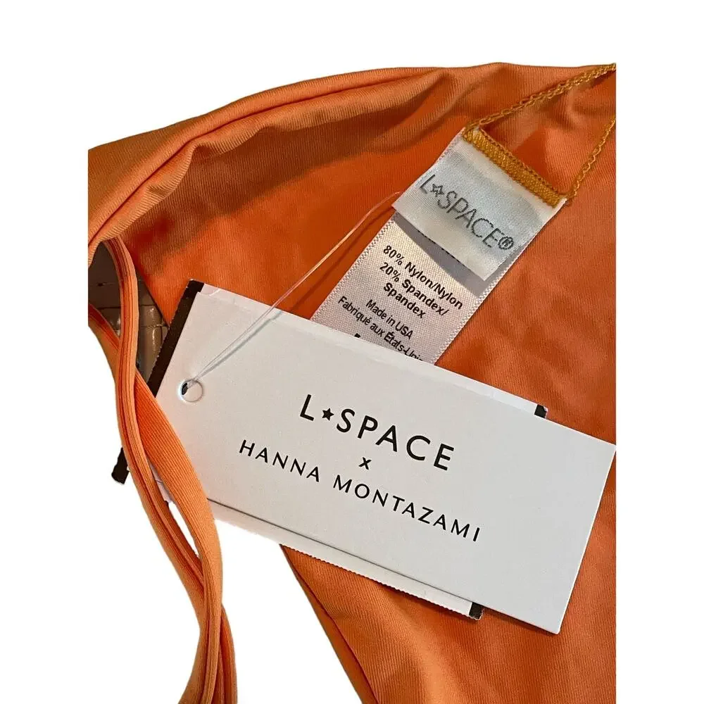 L Space x Hanna Montazami Lennox String Bikini Bottom size Large